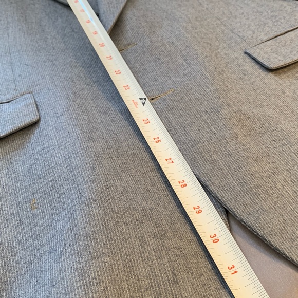 Shetland Clothes grey wool blazer - Picture 6 of 7